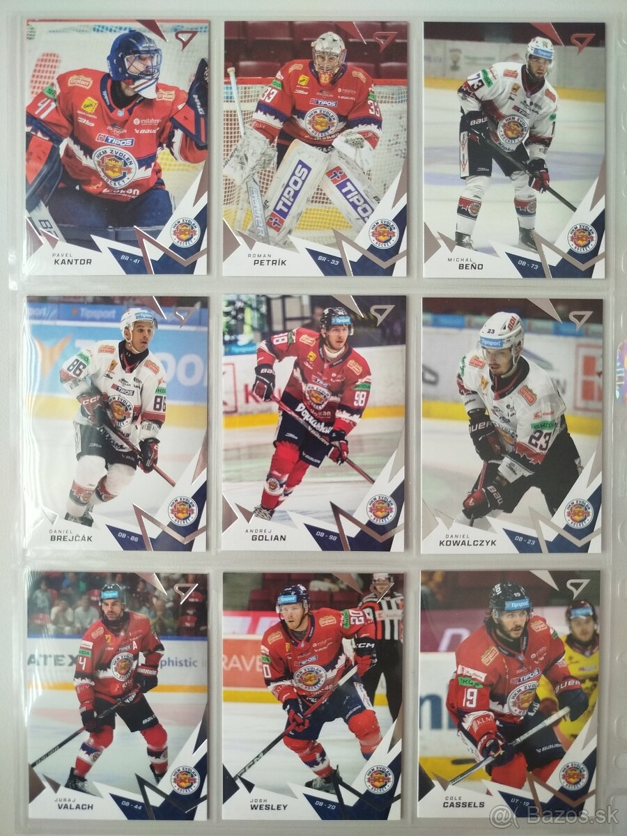 Hokejové kartičky TIPOS EXTRALIGA 2025/2026 - HKM ZVOLEN - 2