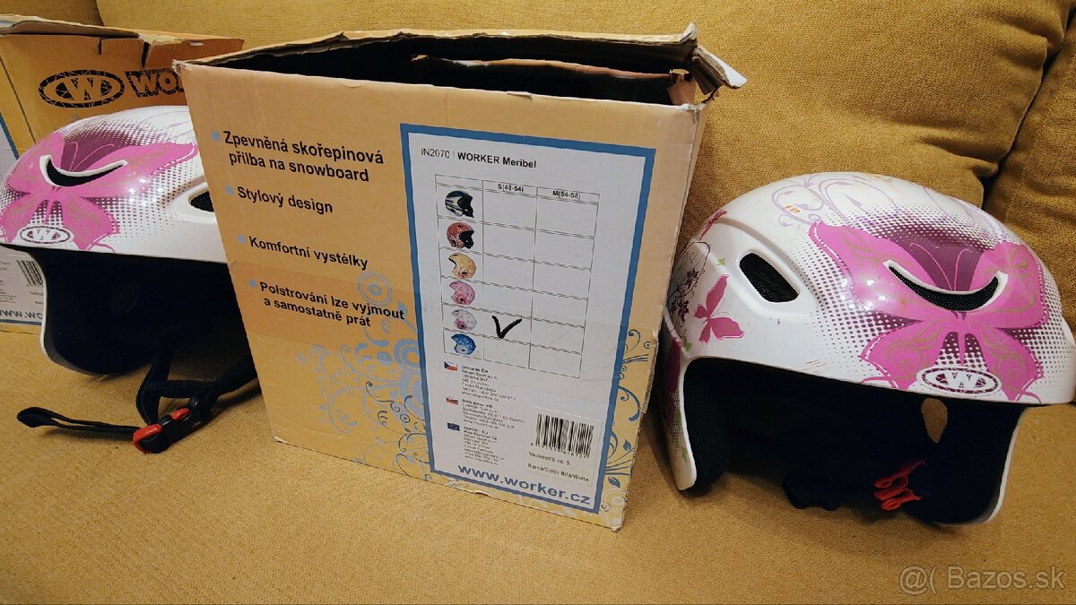 Detská lyžiarska prilba Worker 48-54cm - 2