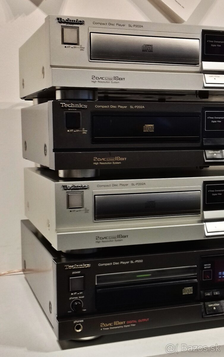 Seria CD prehravac TECHNICS CD1 vzacne modely velky display - 2