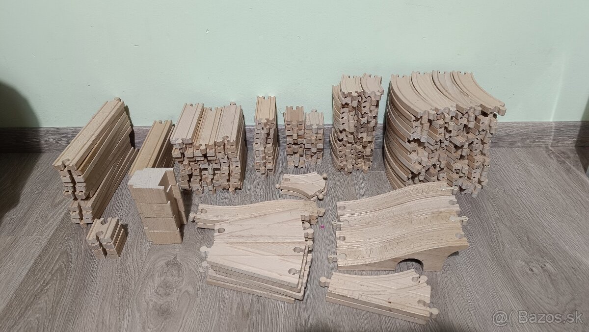 Koľajnice + príslušenstvo 250 dielňa súprava - 2