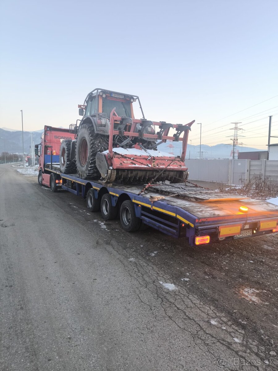 Preprava podvalníkom Faymonville - 2