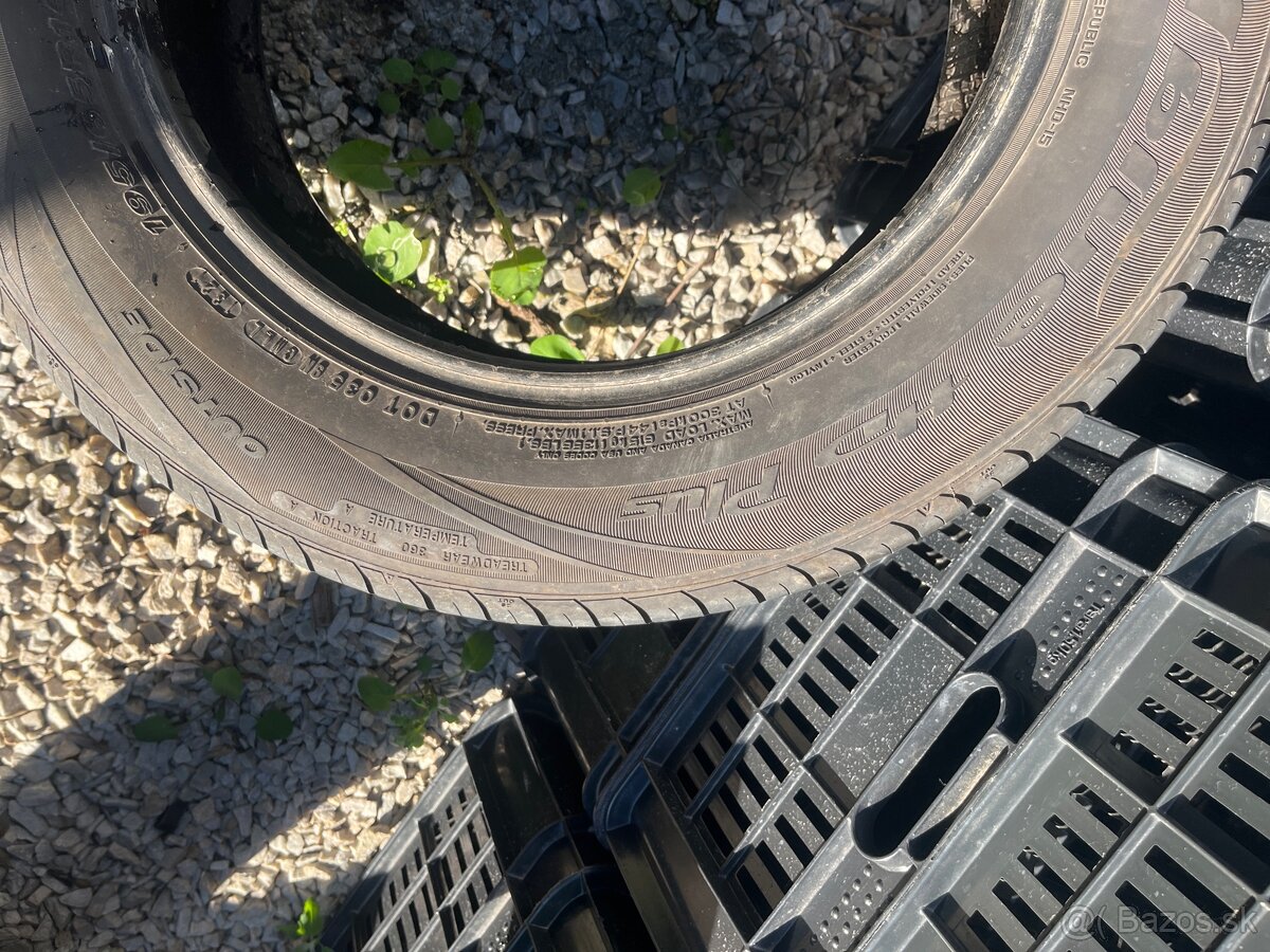 Letné pneumatiky 195/65 r15 - 7.5 mm — 4 kusy - 2