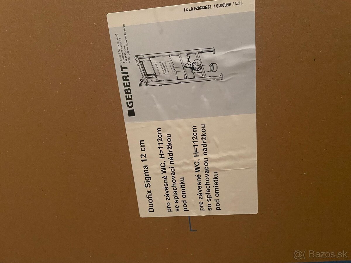 Geberit Duofix Modul pre WC do sadrokartónu - 2