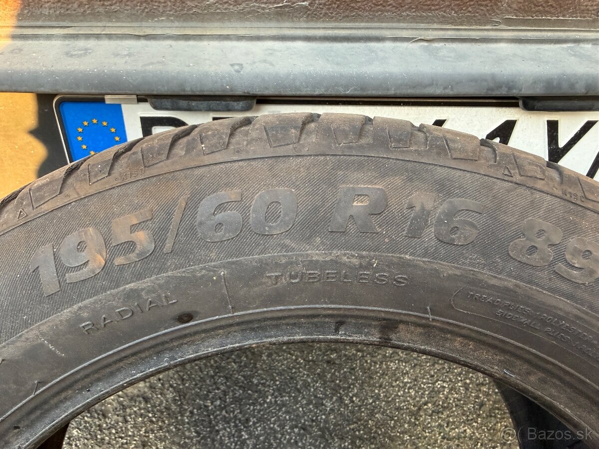Letné pneumatiky 195/60 r16 - 2