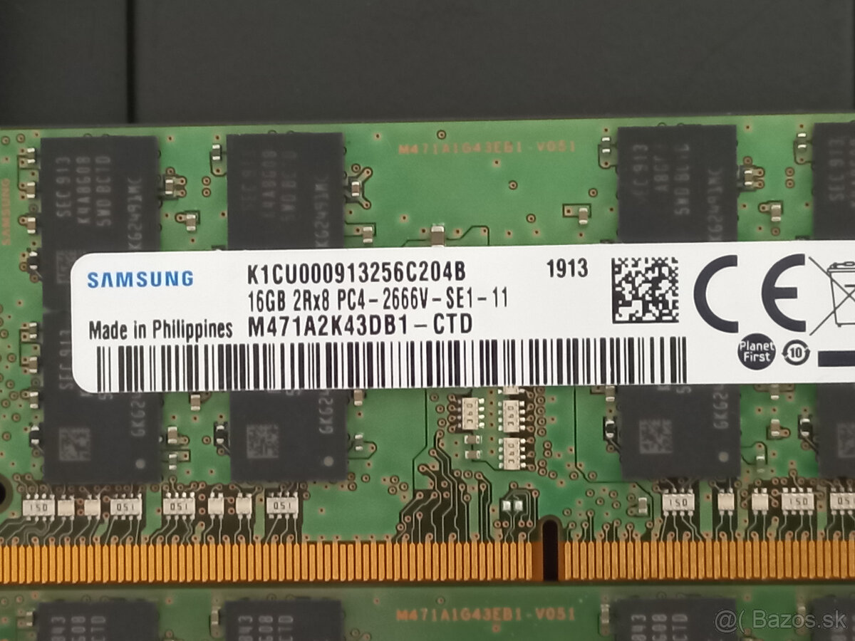 RAM 16GB DDR4 SODIMM SAMSUNG PC4-2666V - do notebooku - 2