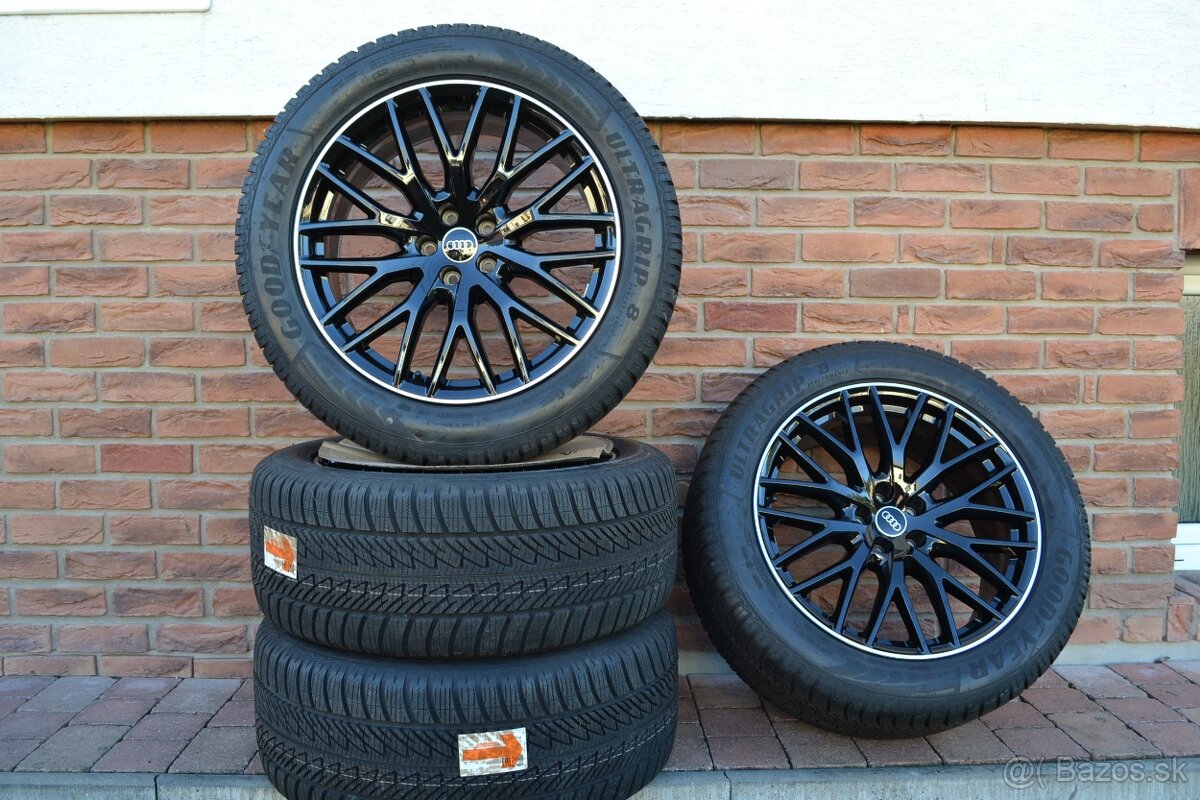 5x112 R20 Zimna sada Org. Audi Q7 SQ7 + 285/45 R20 Goodyear - 2