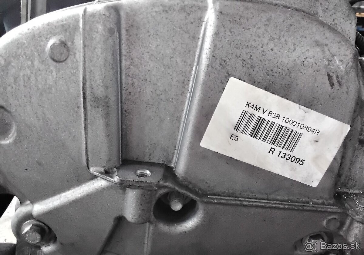 Predám K4M V8 MOTOR RENAULT 1.6 kód motora K4MV838, motor K4 - 2