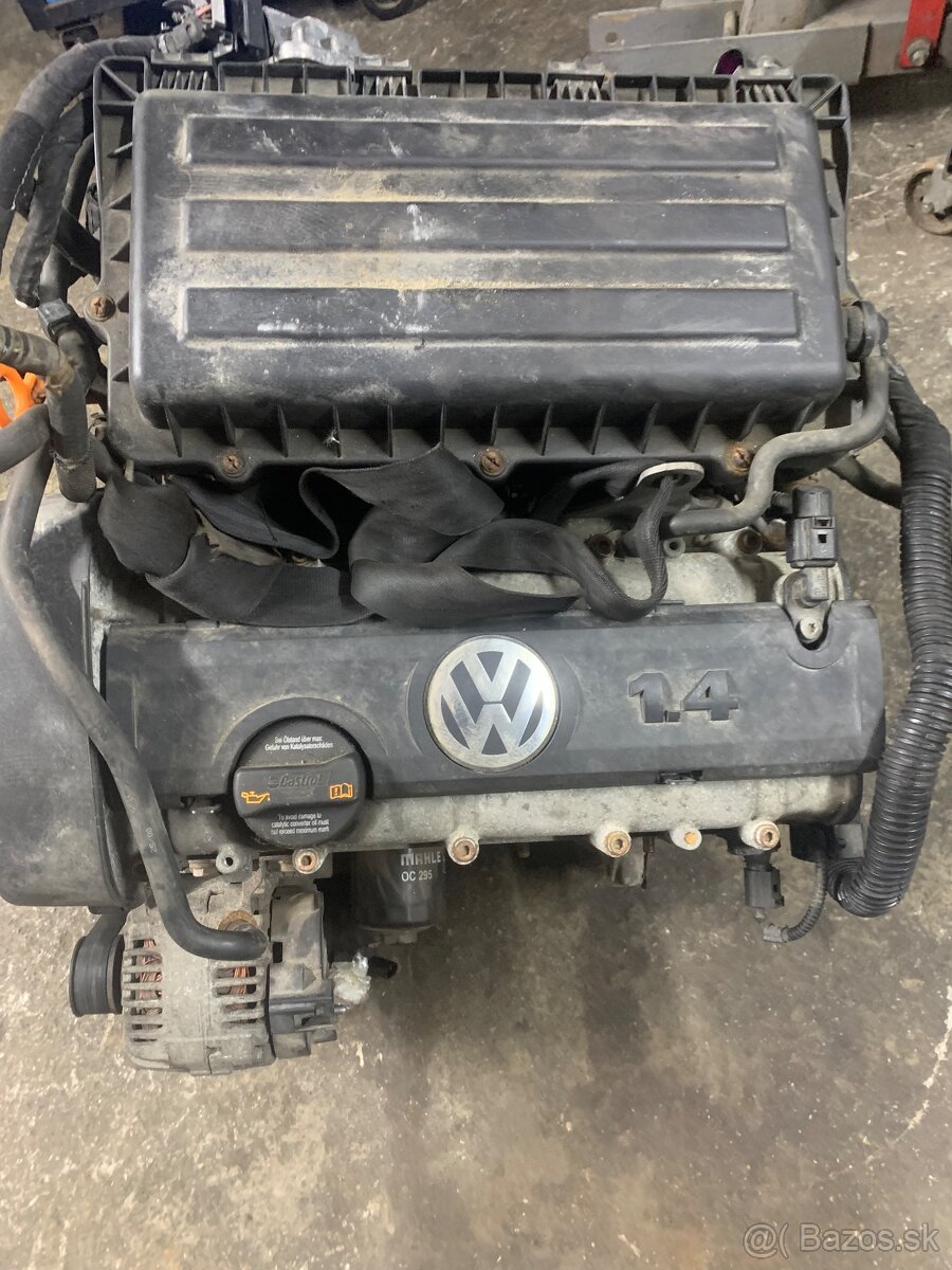 Predám benzínový motor 1,4 59kw do vw Seat audi - 2