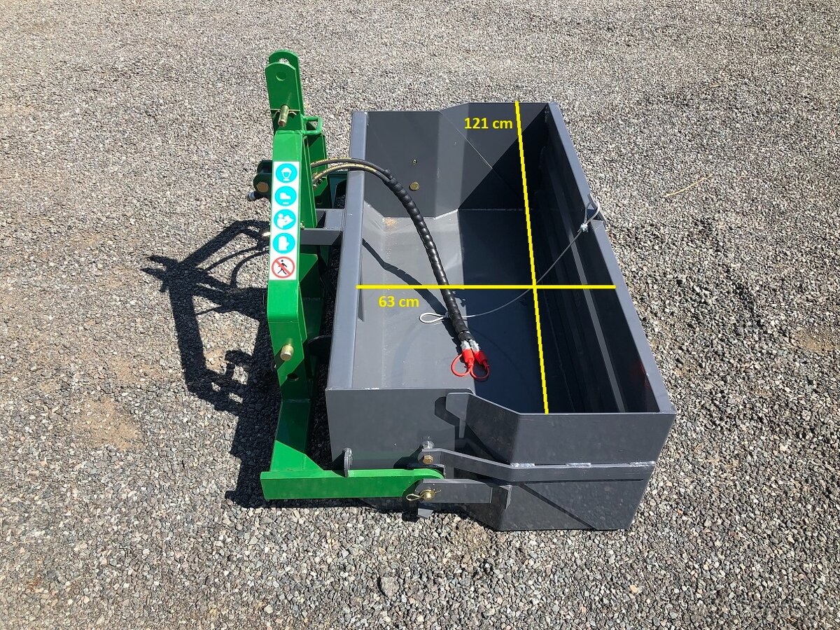 Transportný box PRMH 120 bedna za traktor - 2
