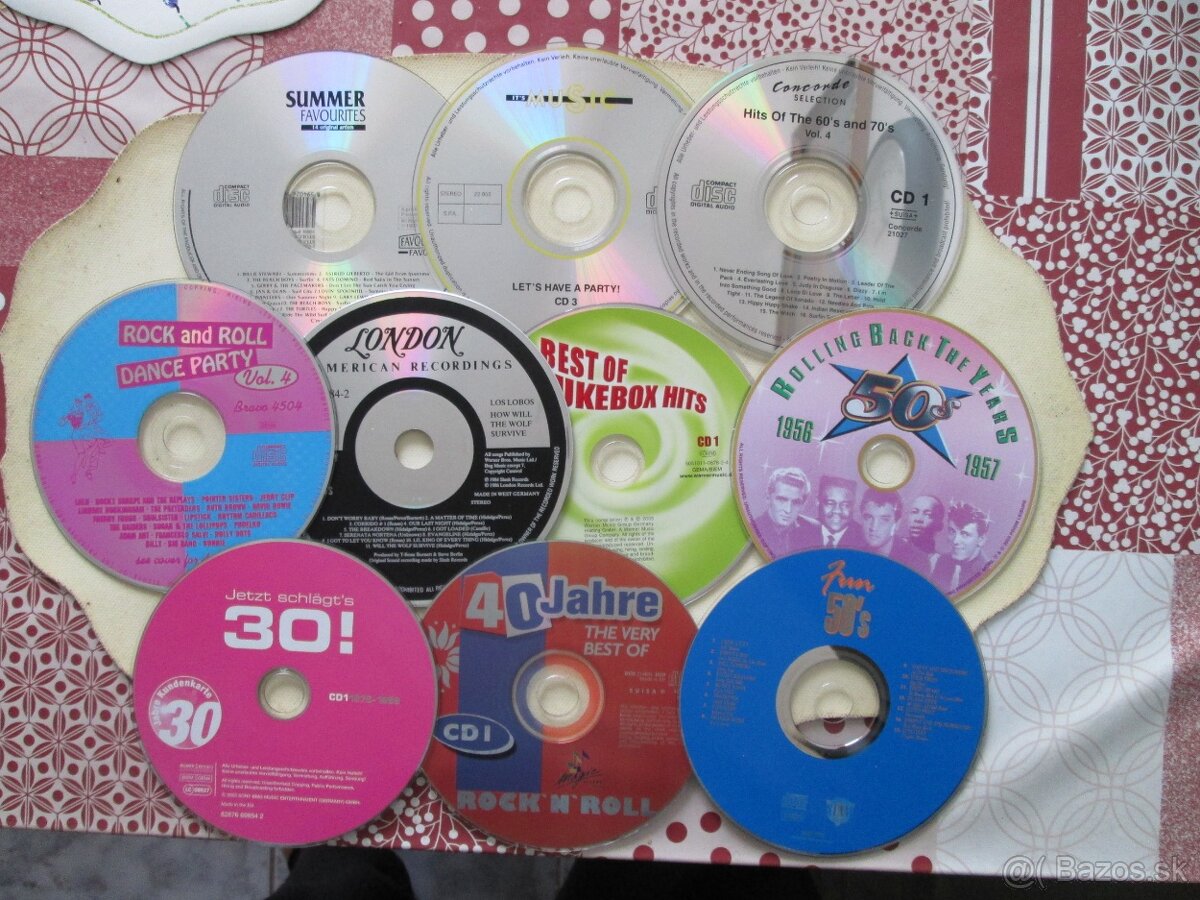 40 cd : BEZ OBALOV : Oldies Výberovky : 50s 60s 70s JUKEBOX - 2