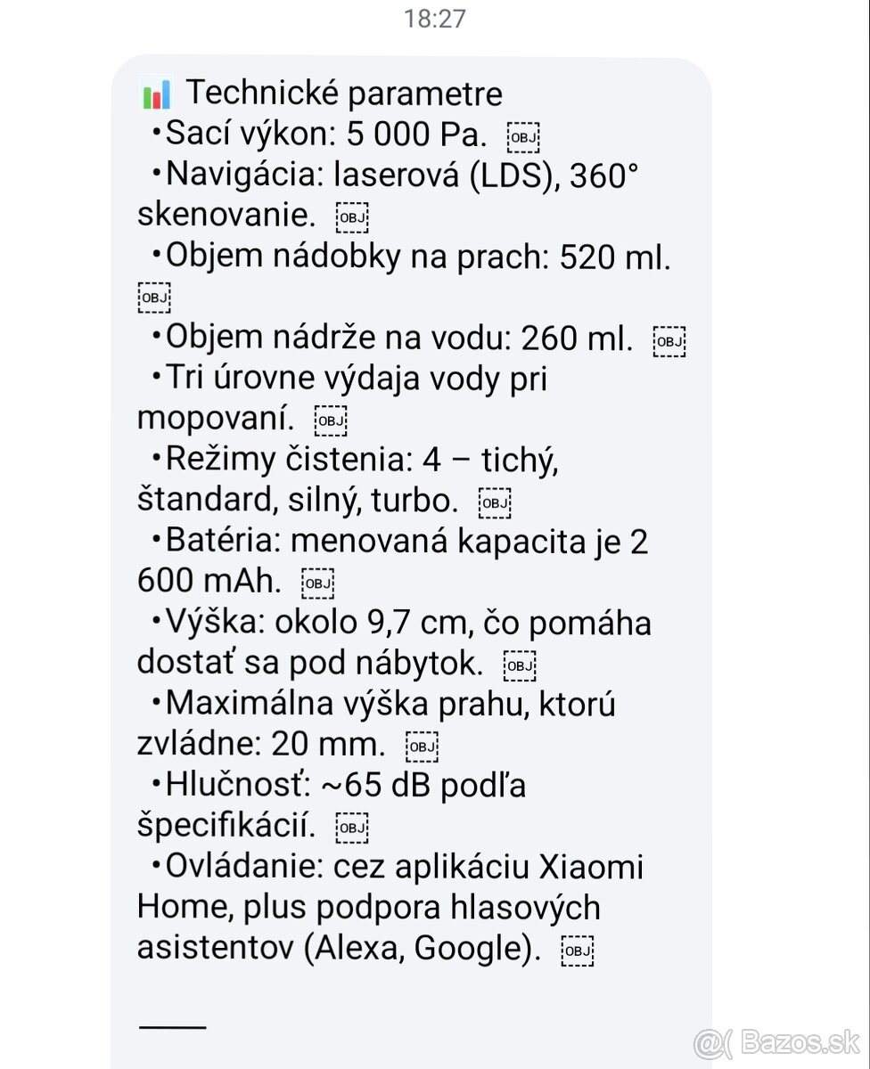 Robotický vysavač - 2