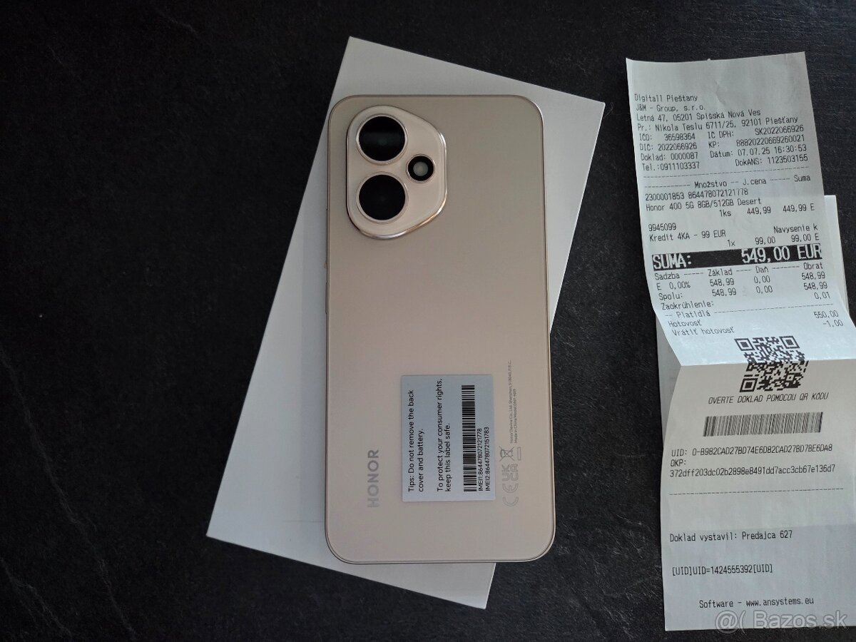 Honor 400 512GB, SK distribúcia, záruka - 2