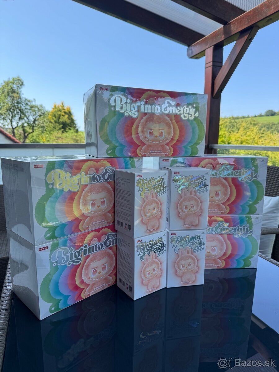 Labubu Big Into Energy – Originál z PopMart (3. generácia) - 2