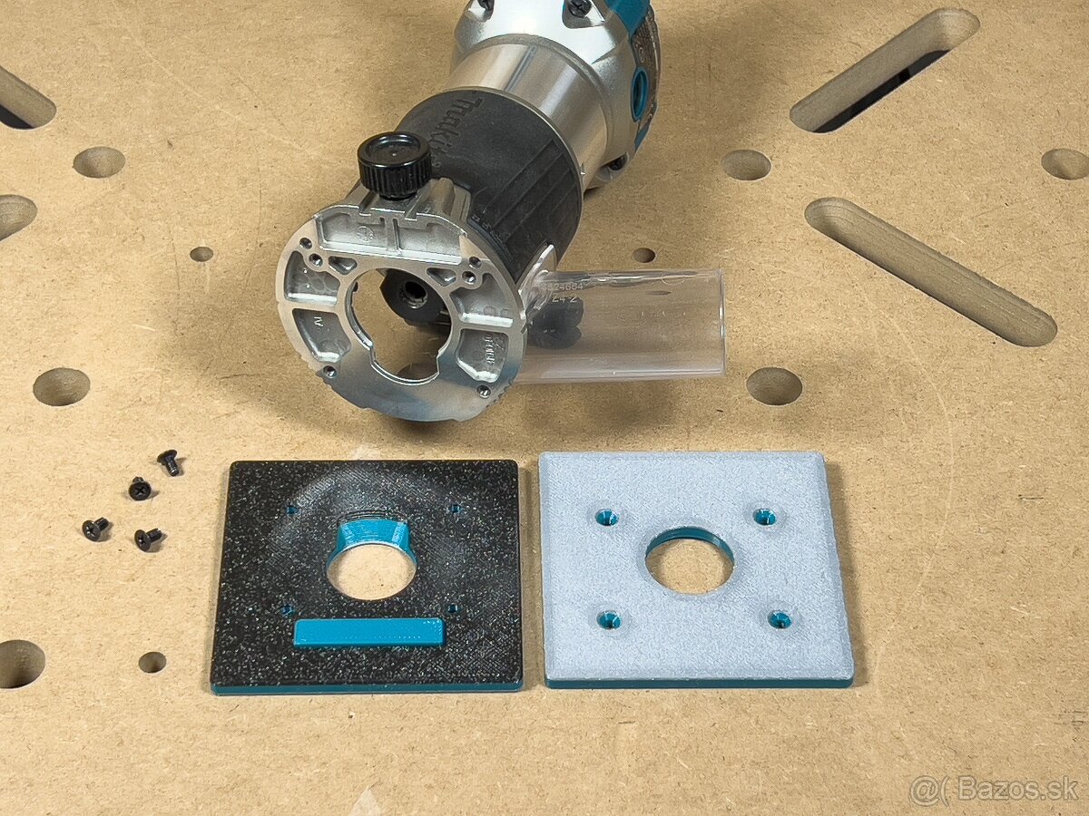 Štvorcová základňa 100x100 mm pre Makita RT0702C - 2