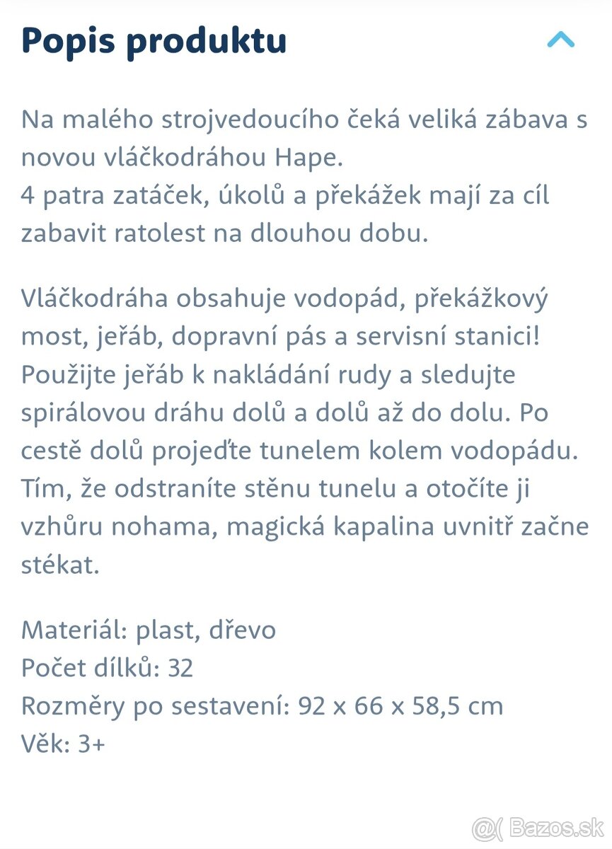 Vláčikodráha HAPE - 2