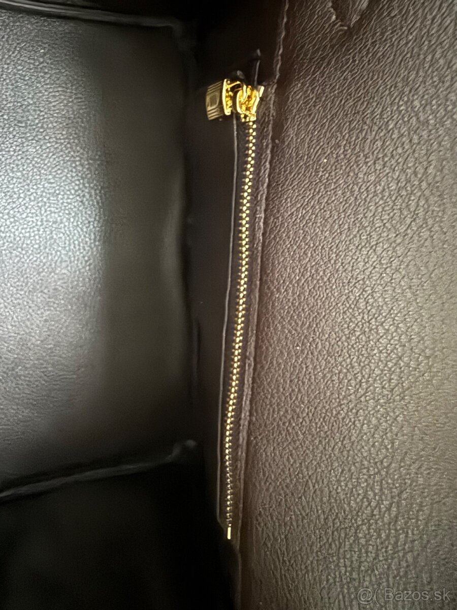 Cokoladova kozena kabelka 25 cm iconic - 2