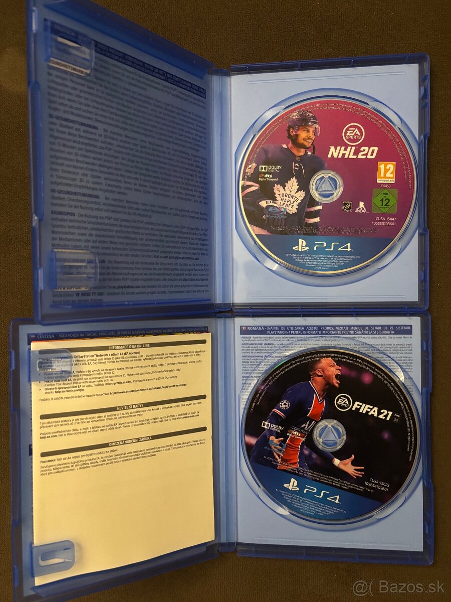 NHL 20 a FIFA 21 na PS4 - 2
