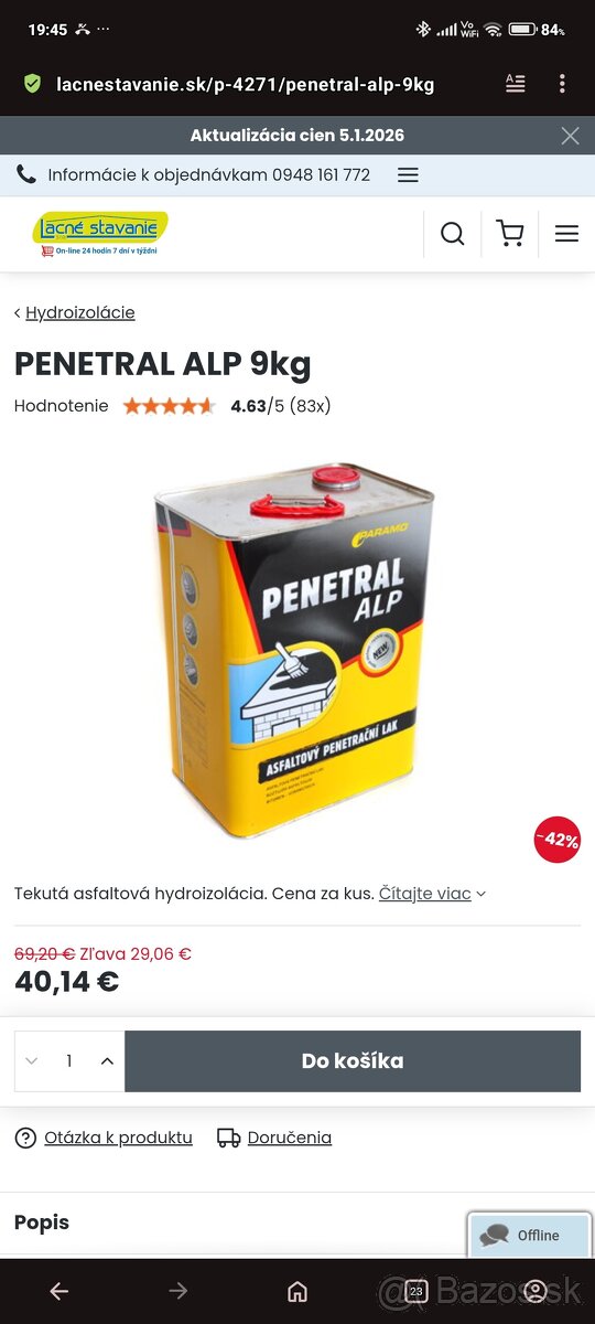 Penetrak 9kg velky - 2