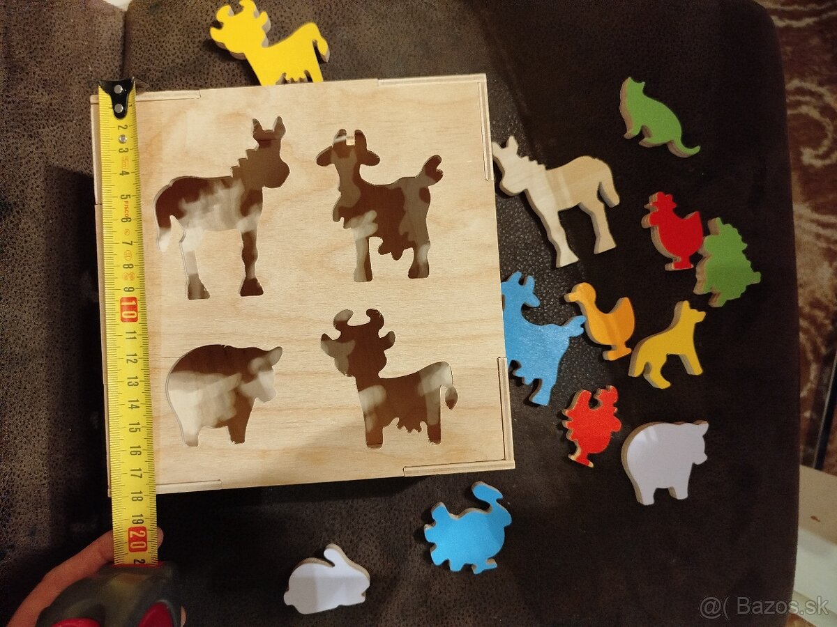 Drevená vkladačka zvieratká - 2