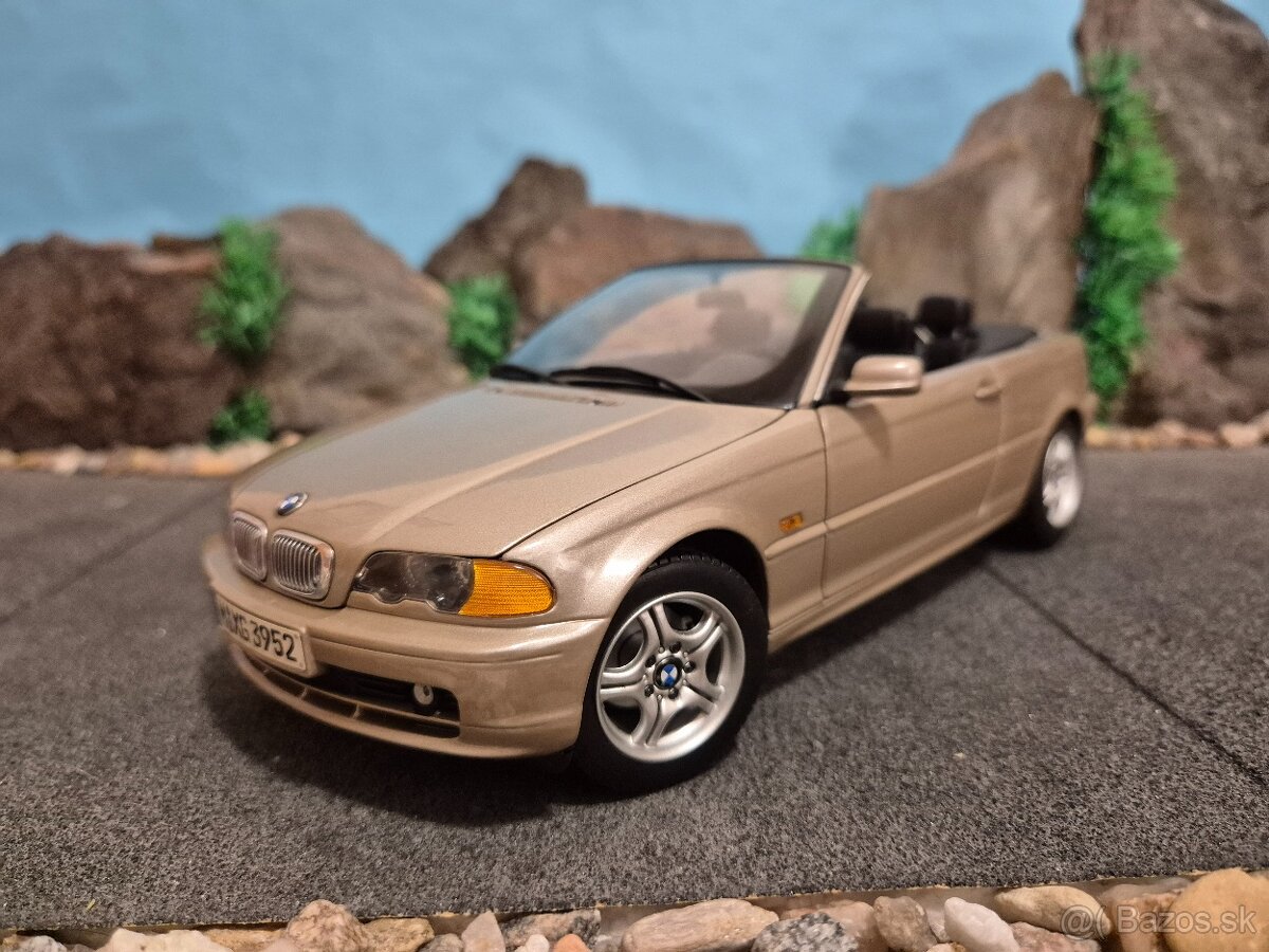 Prodám model 1:18 BMW 3 serie cabriolet E46 2003 - 2
