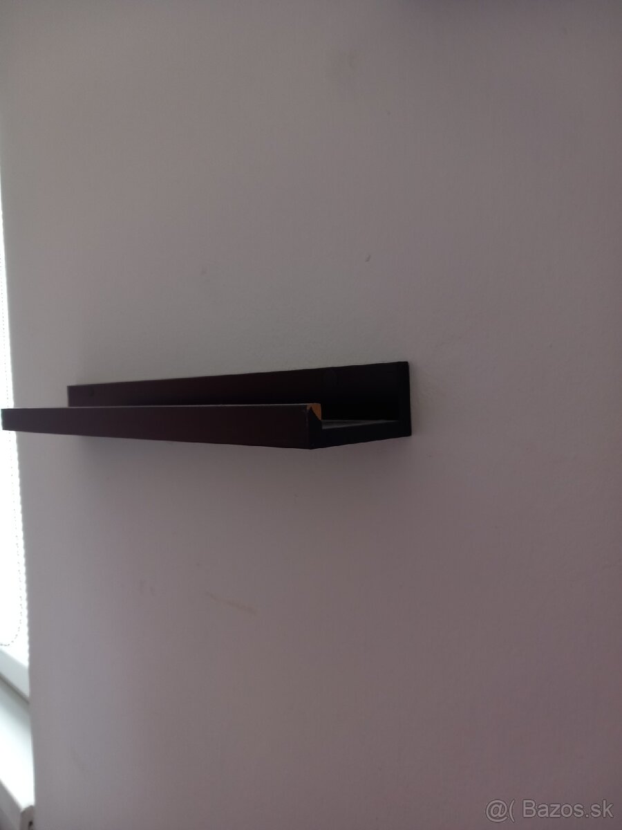 Drevené poličky, 2ks - 2