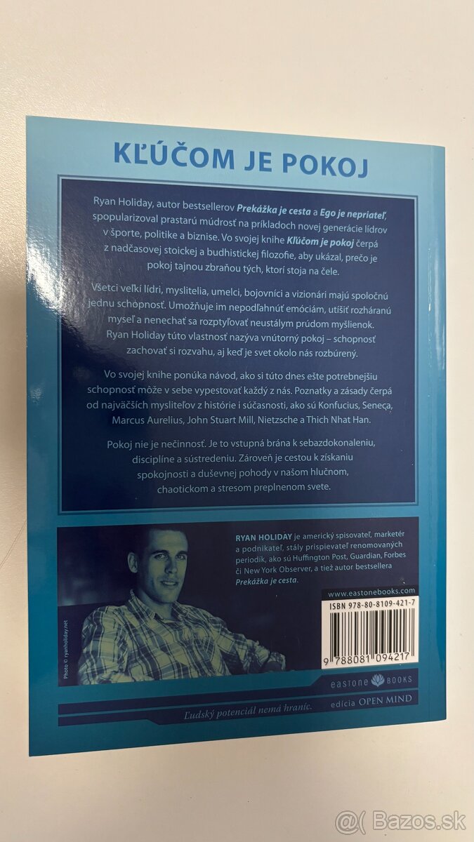 Kľúčom je pokoj - Ryan Holiday - 2