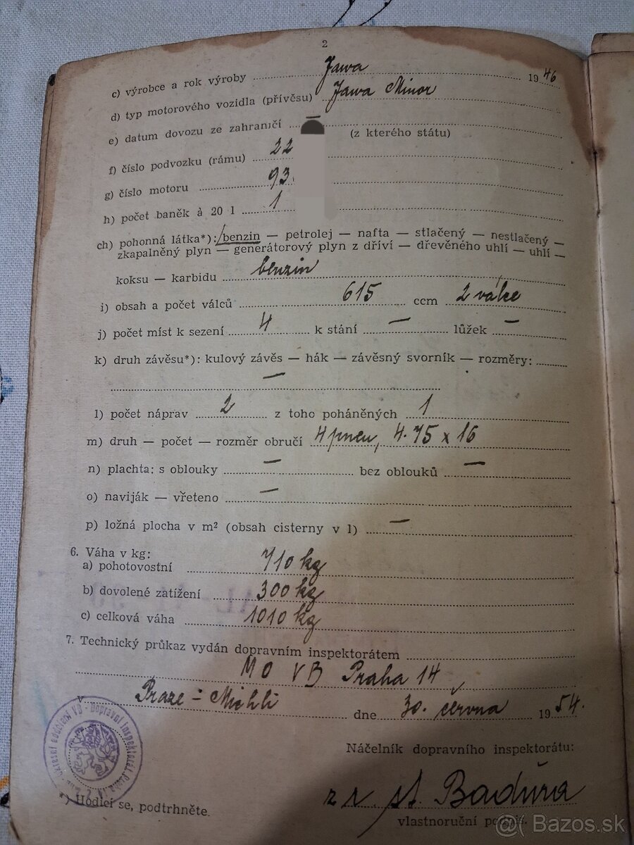 Jawa Minor 1946 TP - 2