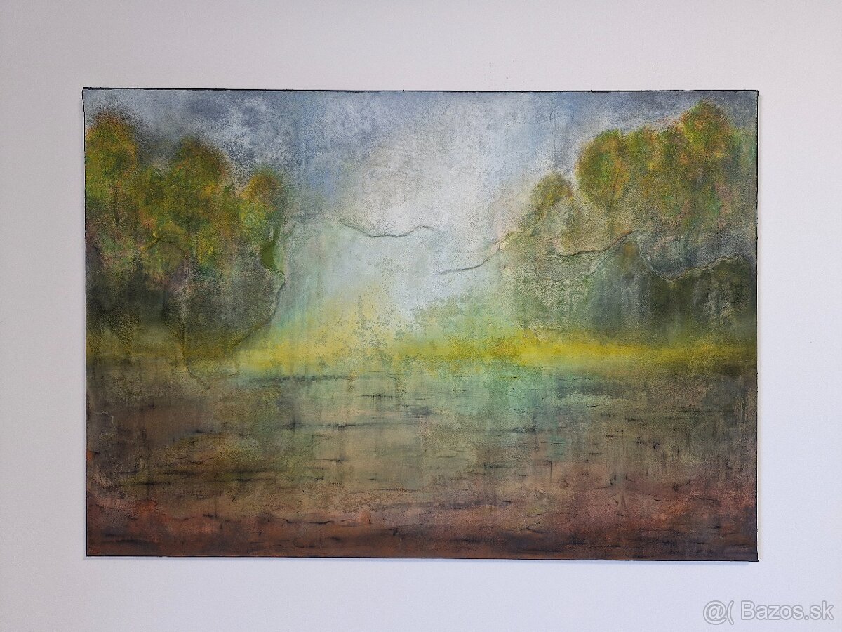 Abstraktný obraz 100x70 cm Y - 2