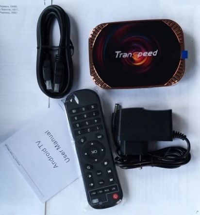 Predám TV Box Android 11 Transpeed 4/64GB 8K S905X4 1000M - 2