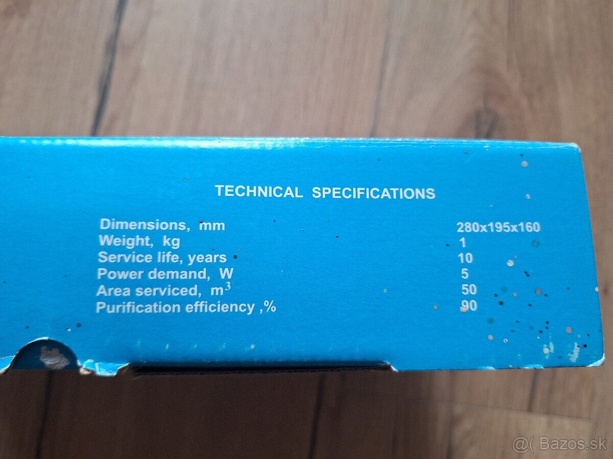 Elektronický čistič vzduchu. - 2