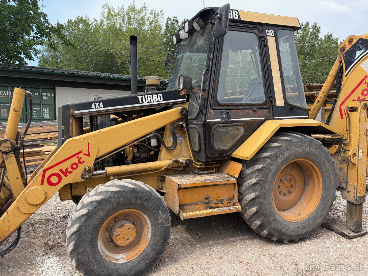traktorbager , nakladač , CATERPILLAR , stavebné stroje 4x4 - 2