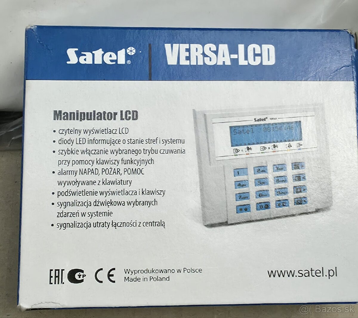 VERSA-LCD-BL +HIKVISION PIR Detector + skrinka
VERSA-LCD - 2