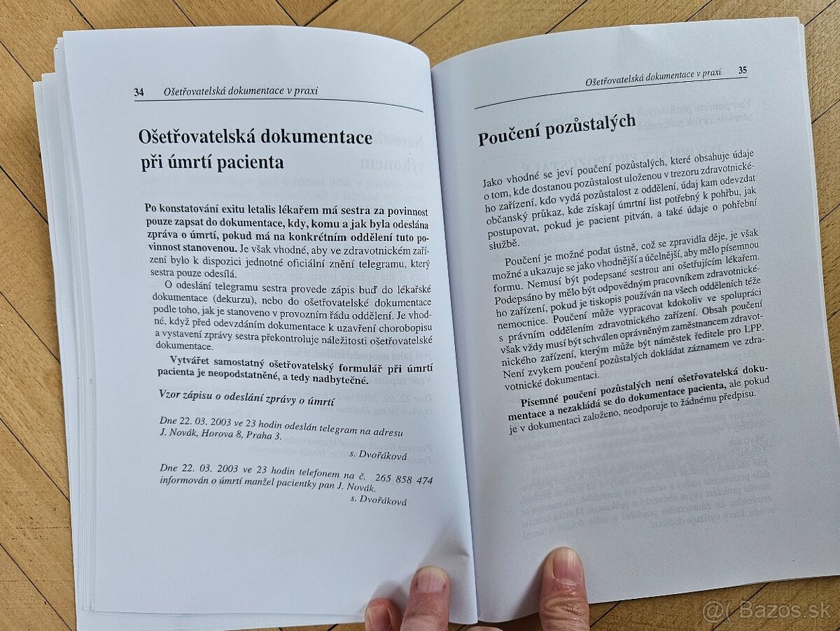 Ošetrovateľská dokumentace v praxi - 2