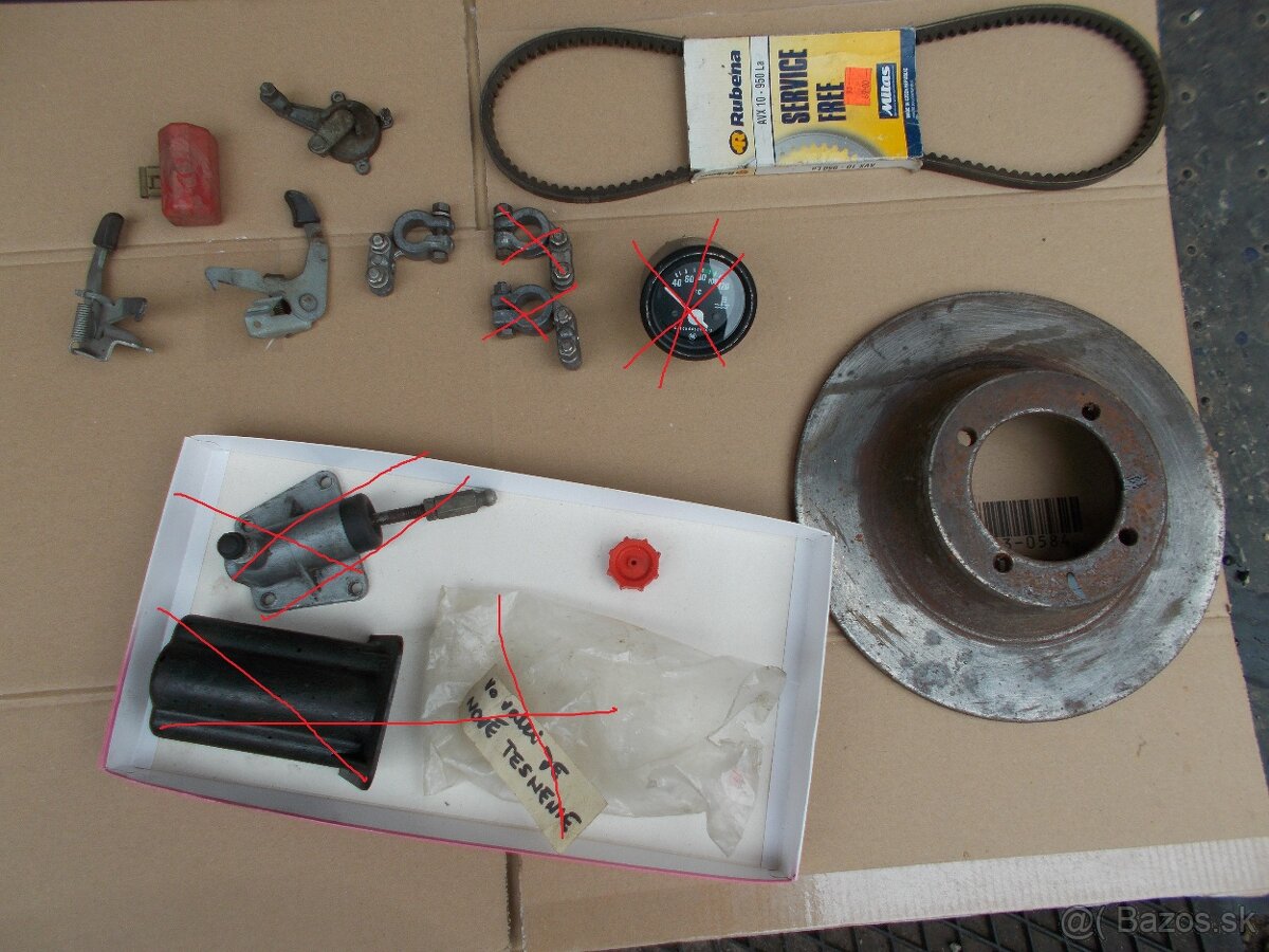 Predam pre skoda 105-120 indukc ciev brzd kotuc nove madla - 2