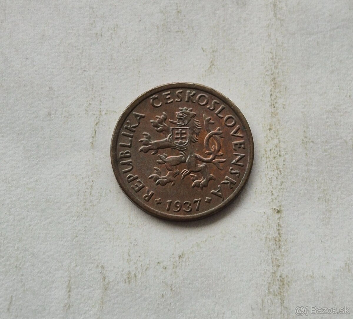 10 Halier 1937, ČSR - 2