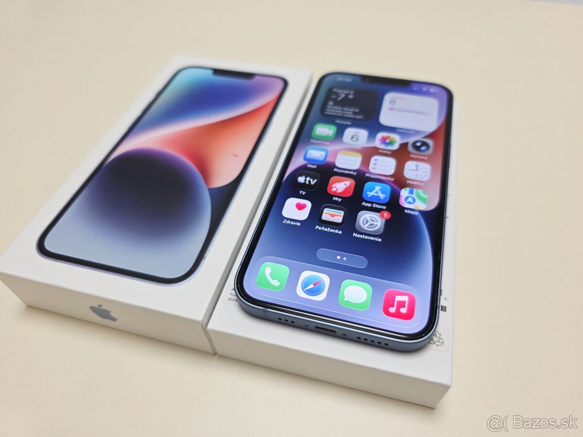 APPLE IPHONE 14 128GB BLUE TOP STAV - 2
