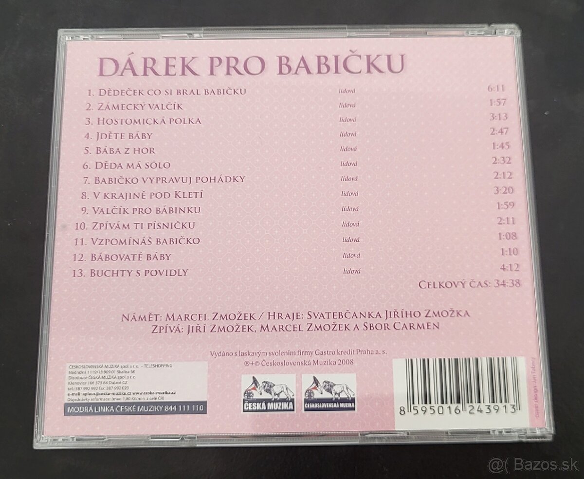 Hudobné CD - Zmožek - Dárek pro babičku - 2