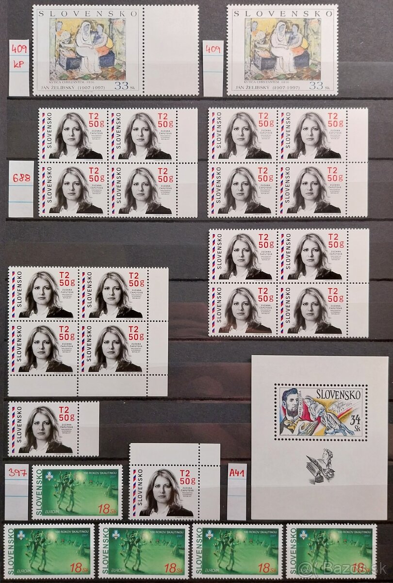 Známky SLOVENSKO - 2