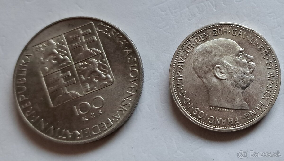 Predám strieborné mince spolu - 2