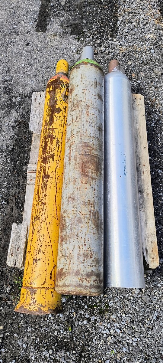 CO2 flaše - plynové flaše - 2