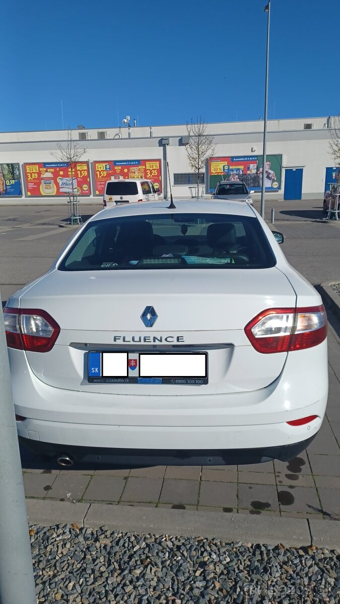 Renault Fluence Sedan 82kw 5st. Manuál_2012 - 2