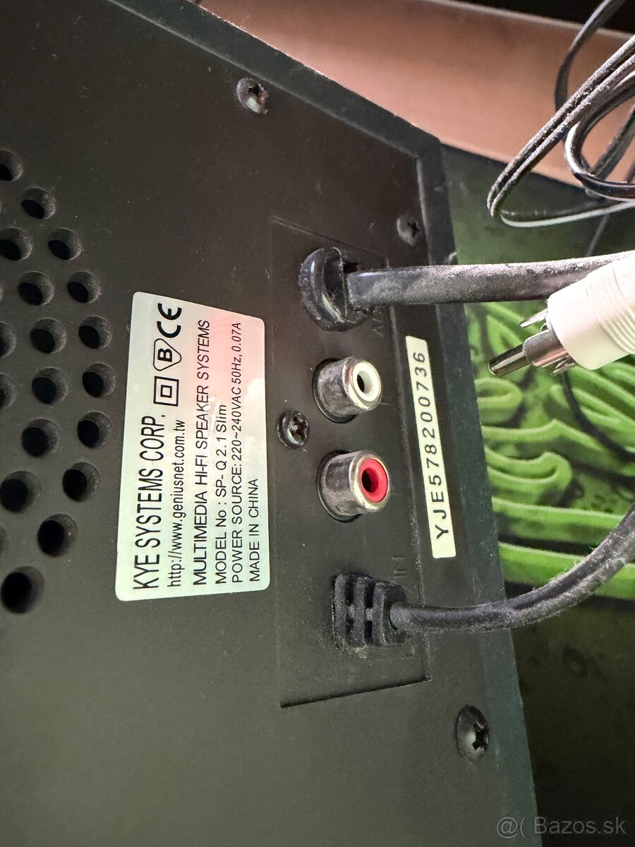 Reproduktory + mikrofón - 2