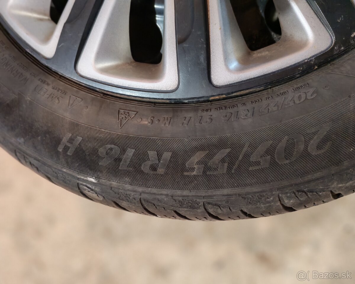Zimne pneu na diskoch 4x108 r16 - 2
