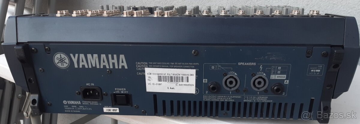 Power mix YAMAHA EMX 5000-12 Powered mixer - 2