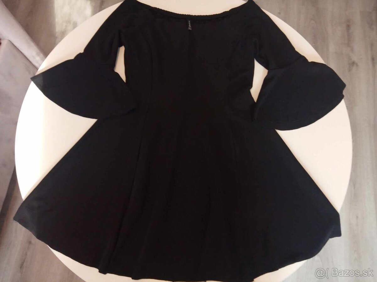 SPOLOČENSKÉ ŠATY STRADIVARIUS č.38-40=LEN 5€+NÁHRDELNÍK - 2