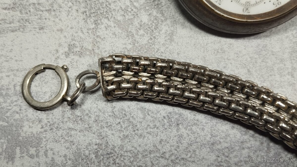 Velké dvouplášťové kapesní hodinky Régulatéur - 2