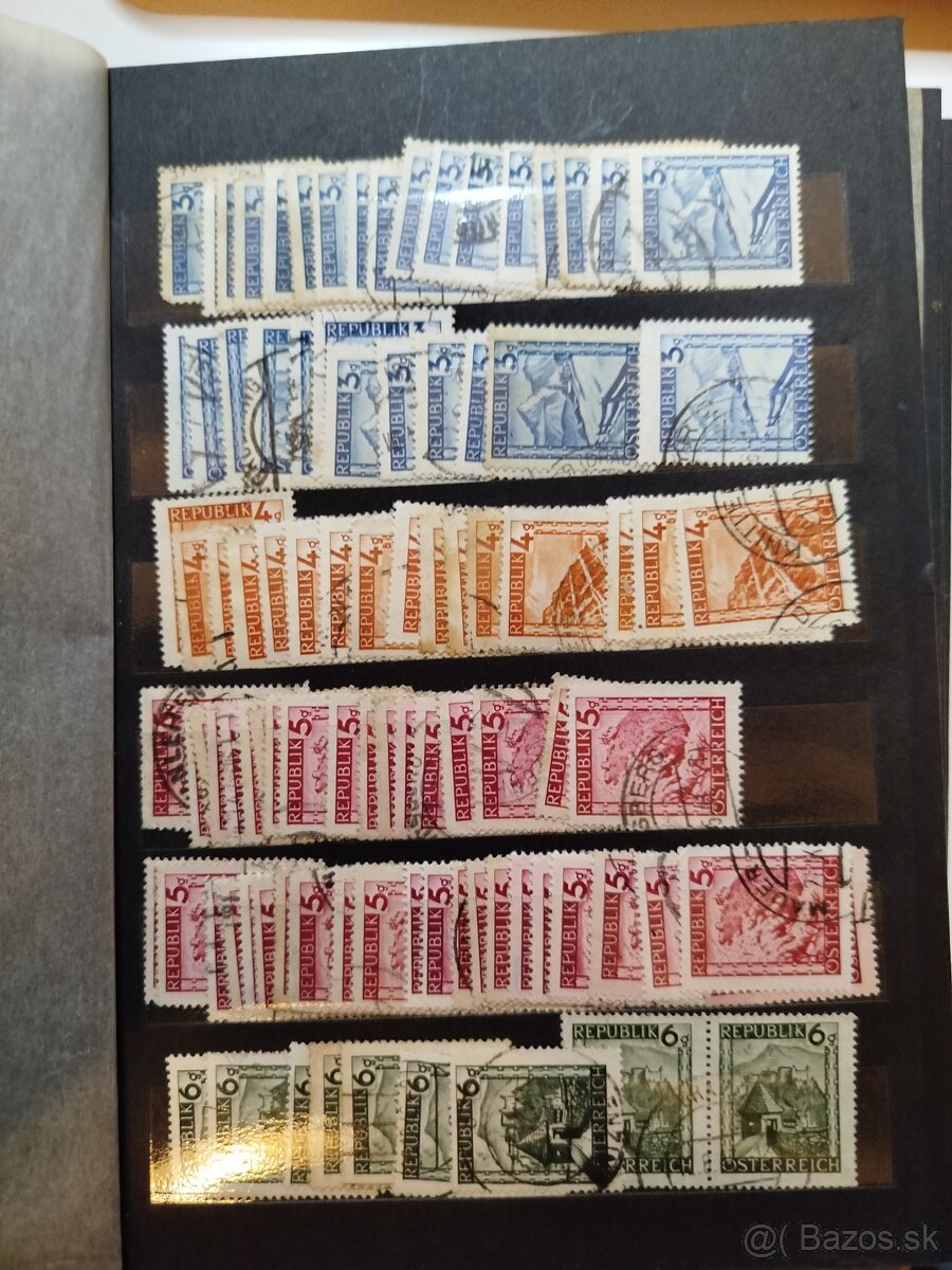 Rakúsko - krajinky - album známok - 2