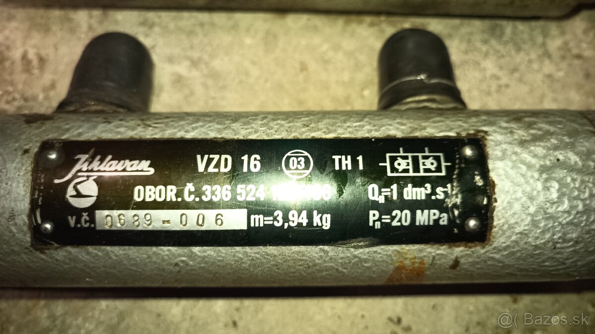 Hydraulický zámok Jihlavan VZD16 - 2