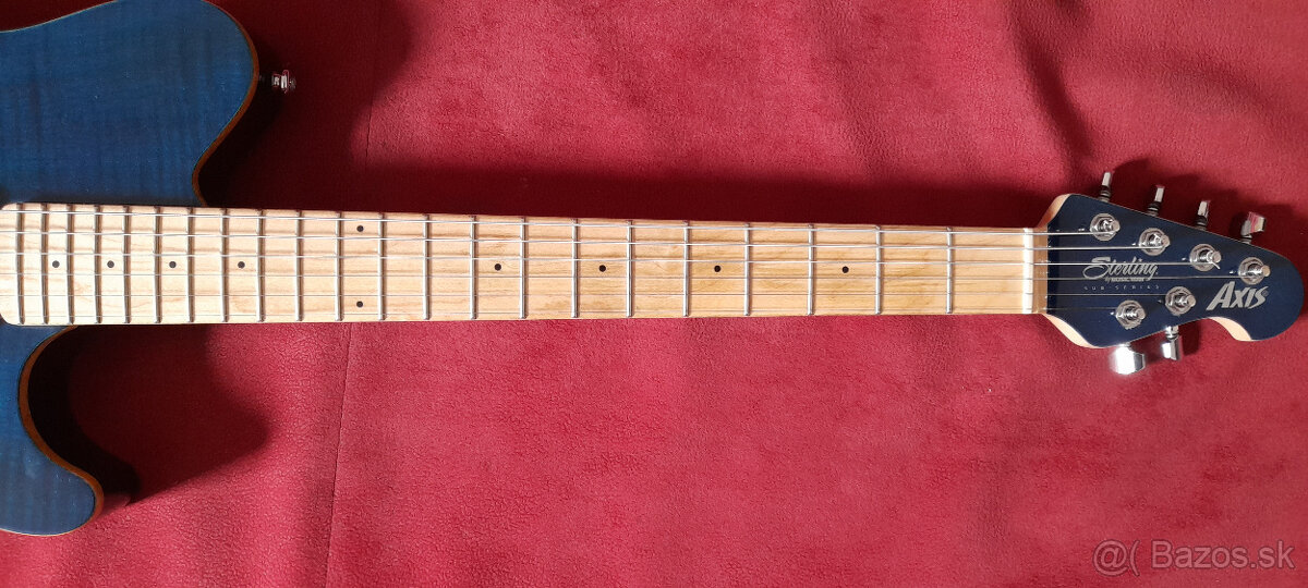 Elektrická gitara Sterling by MusicMan Axis AX3 Neptune Blue - 2