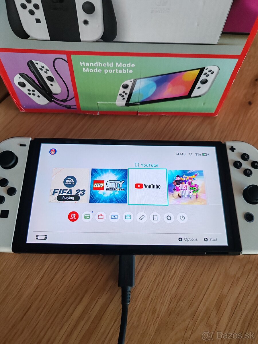 Nintendo Switch Oled-white+hry - 2